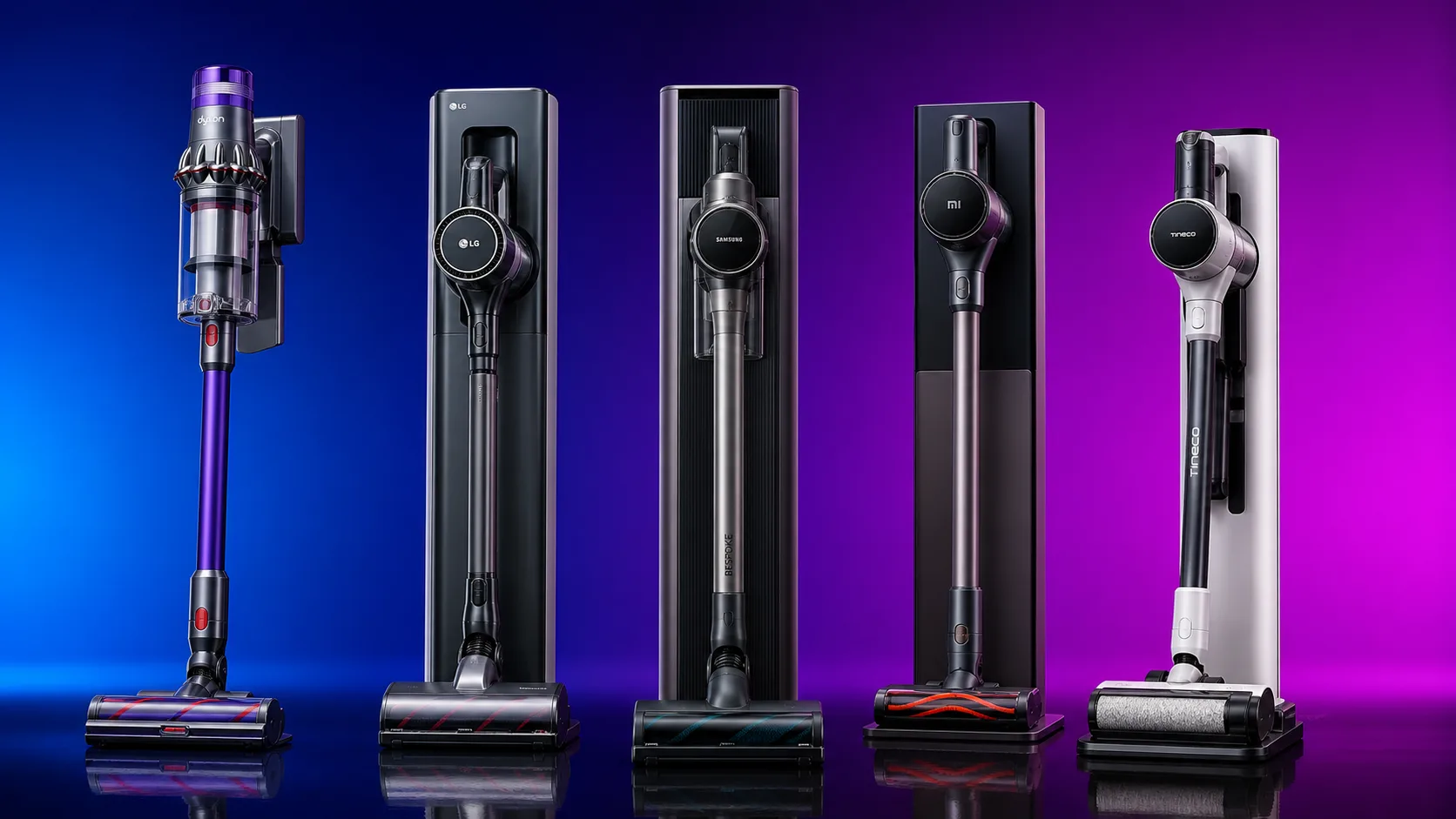 Akkusauger Vergleich 2026: Dyson, LG CordZero, Samsung Bespoke Jet, Xiaomi und Tineco im Überblick