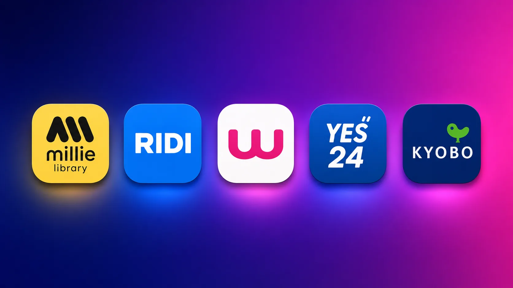 E-Book-Abo-Vergleich 2026: Millie's Library, RIDI Select, Welaaa, YES24 CremaClub und Kyobo sam im Vergleich