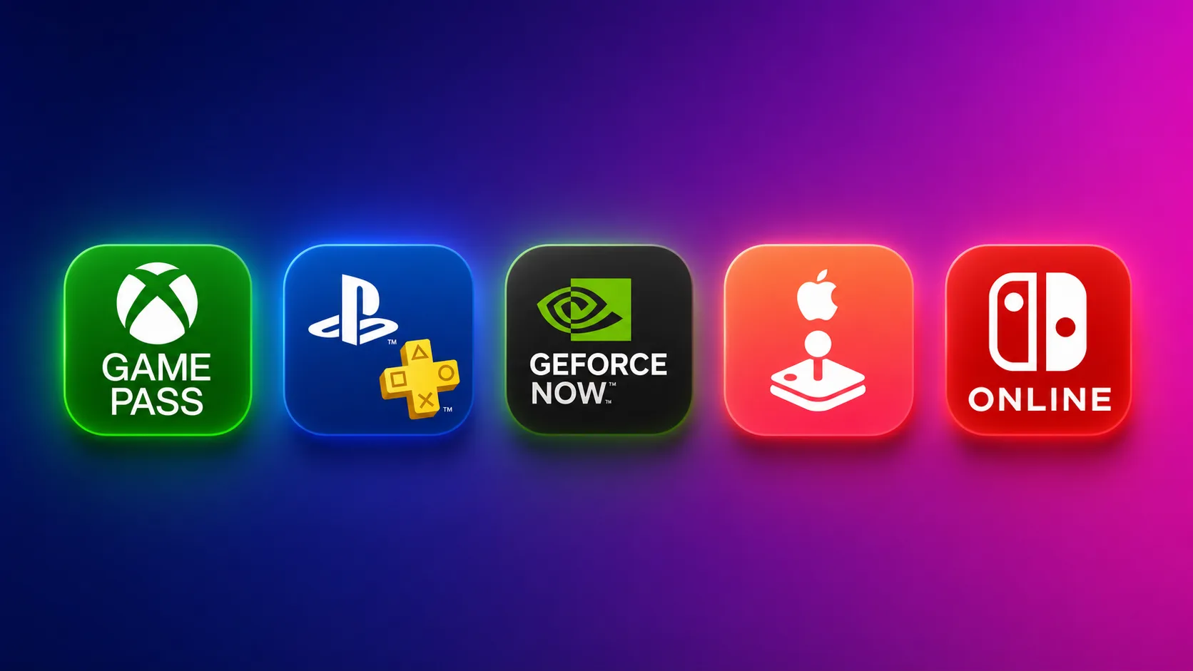 Gaming-Abo-Vergleich August 2026: Xbox Game Pass, PlayStation Plus, GeForce NOW, Apple Arcade und Nintendo Switch Online im Überblick
