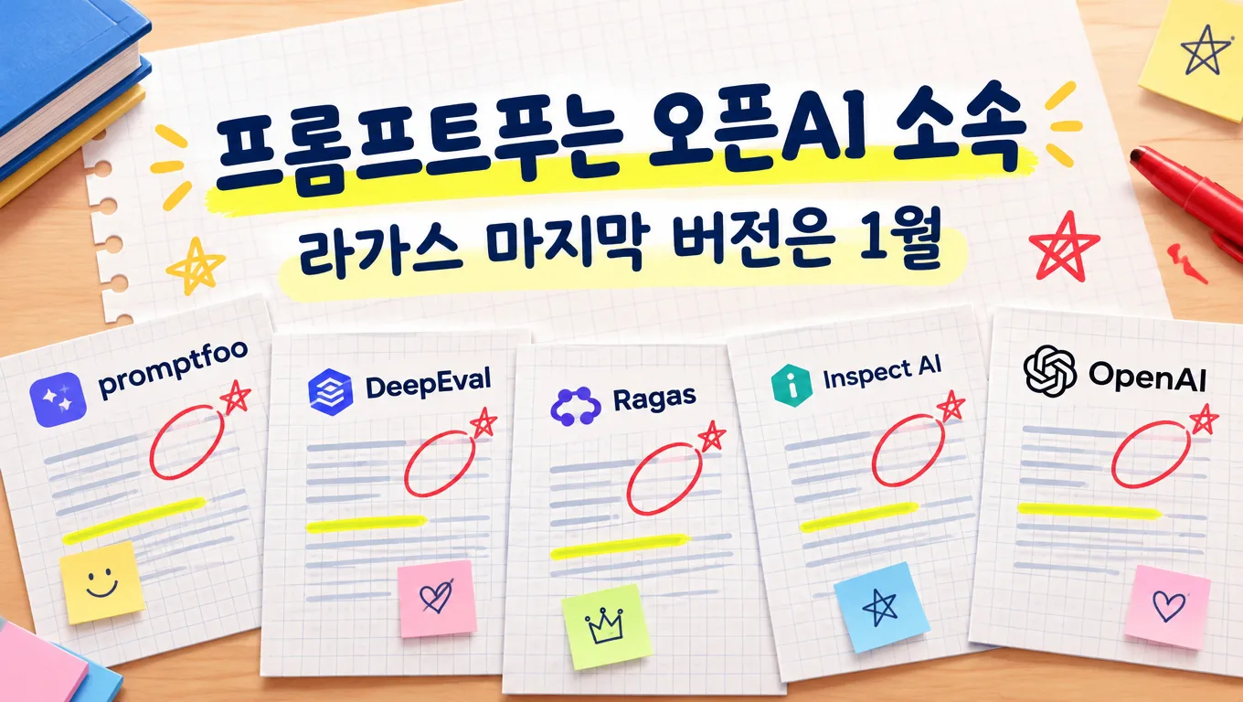 프롬프트푸는 오픈AI 소속 라가스 마지막 버전은 1월