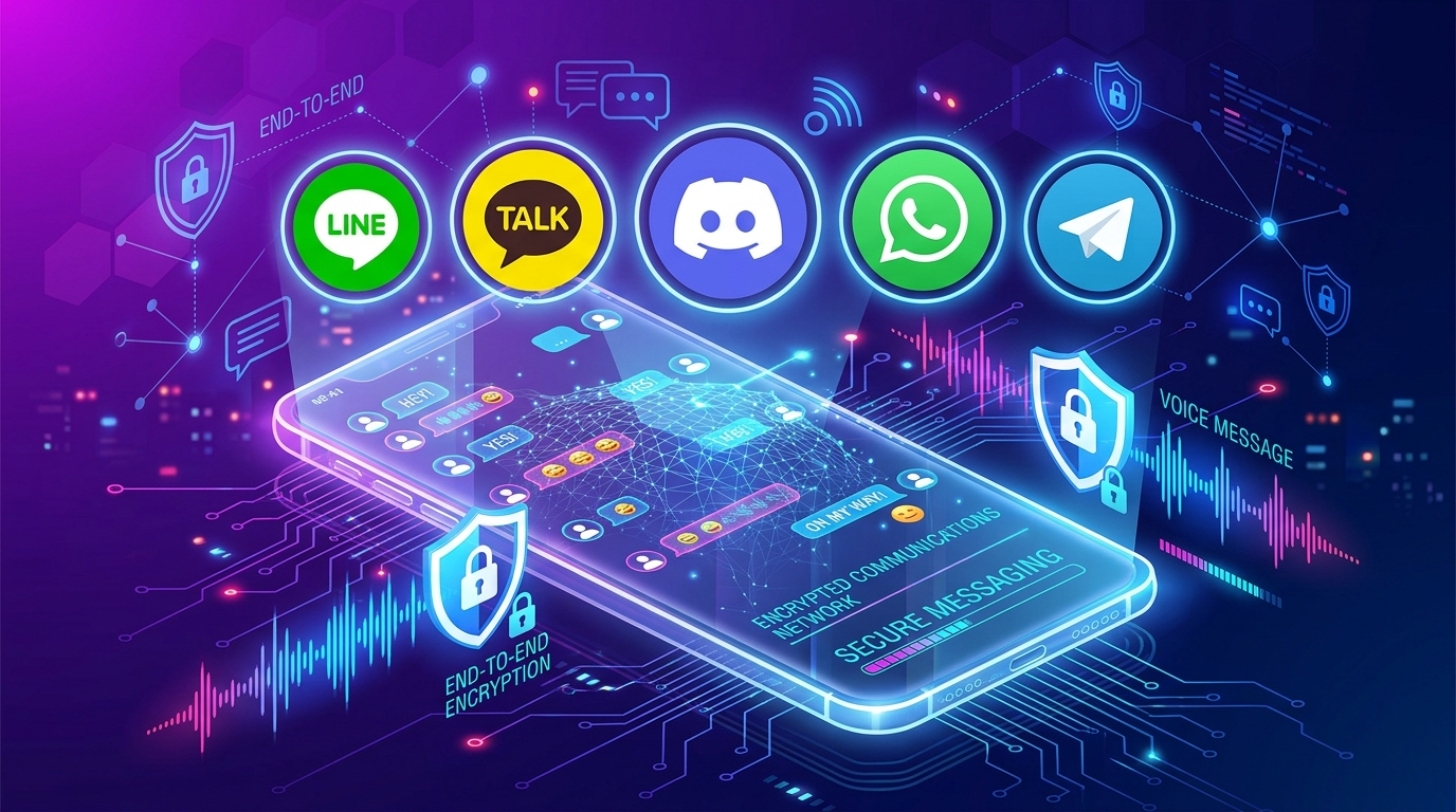 2026 Messenger Apps Comparison KakaoTalk Telegram Discord LINE WhatsApp