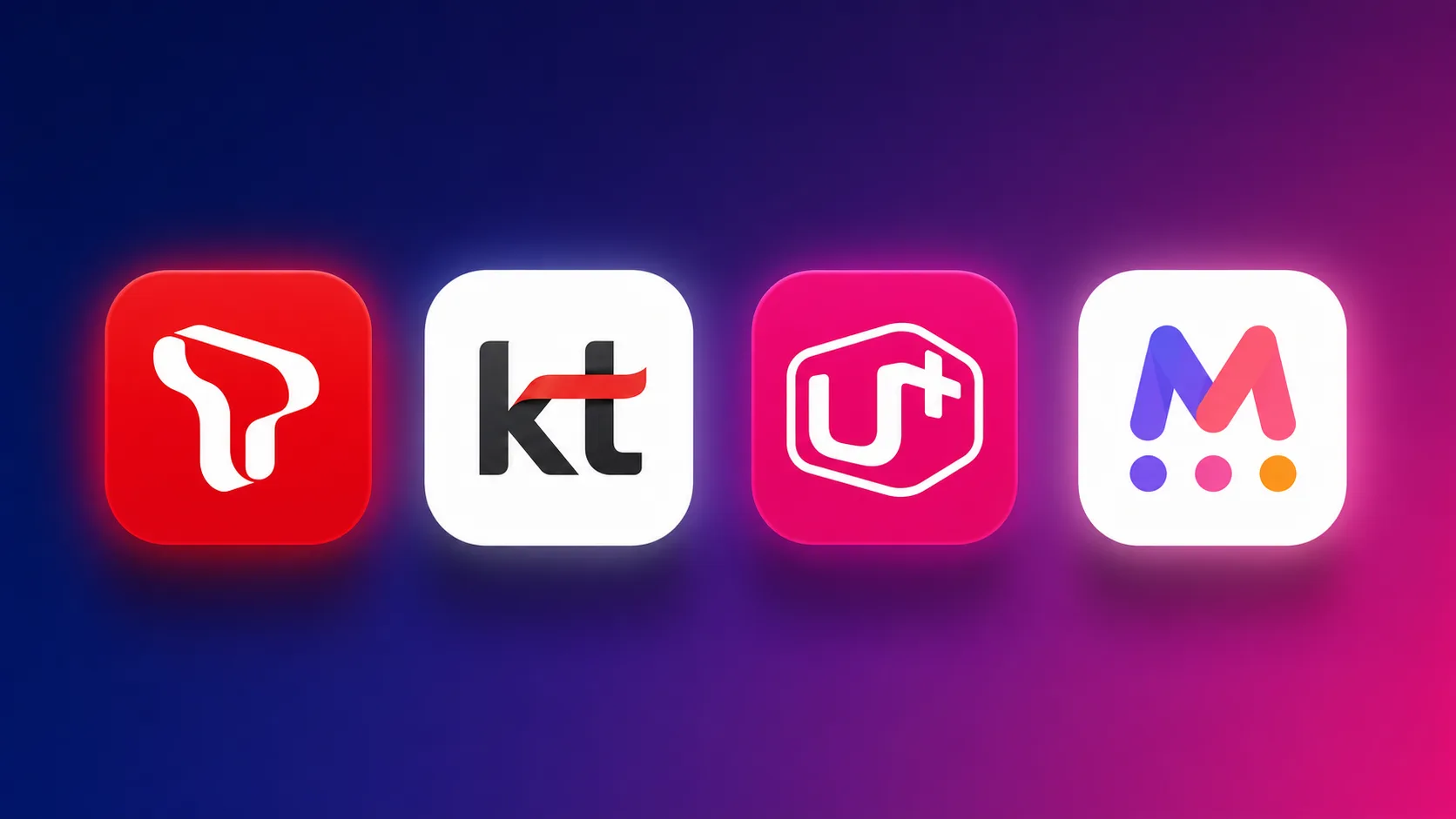 Illustration zum Vergleich der Handytarife von SKT, KT, LG U+ und MVNO-Anbietern in Korea, Stand August 2026