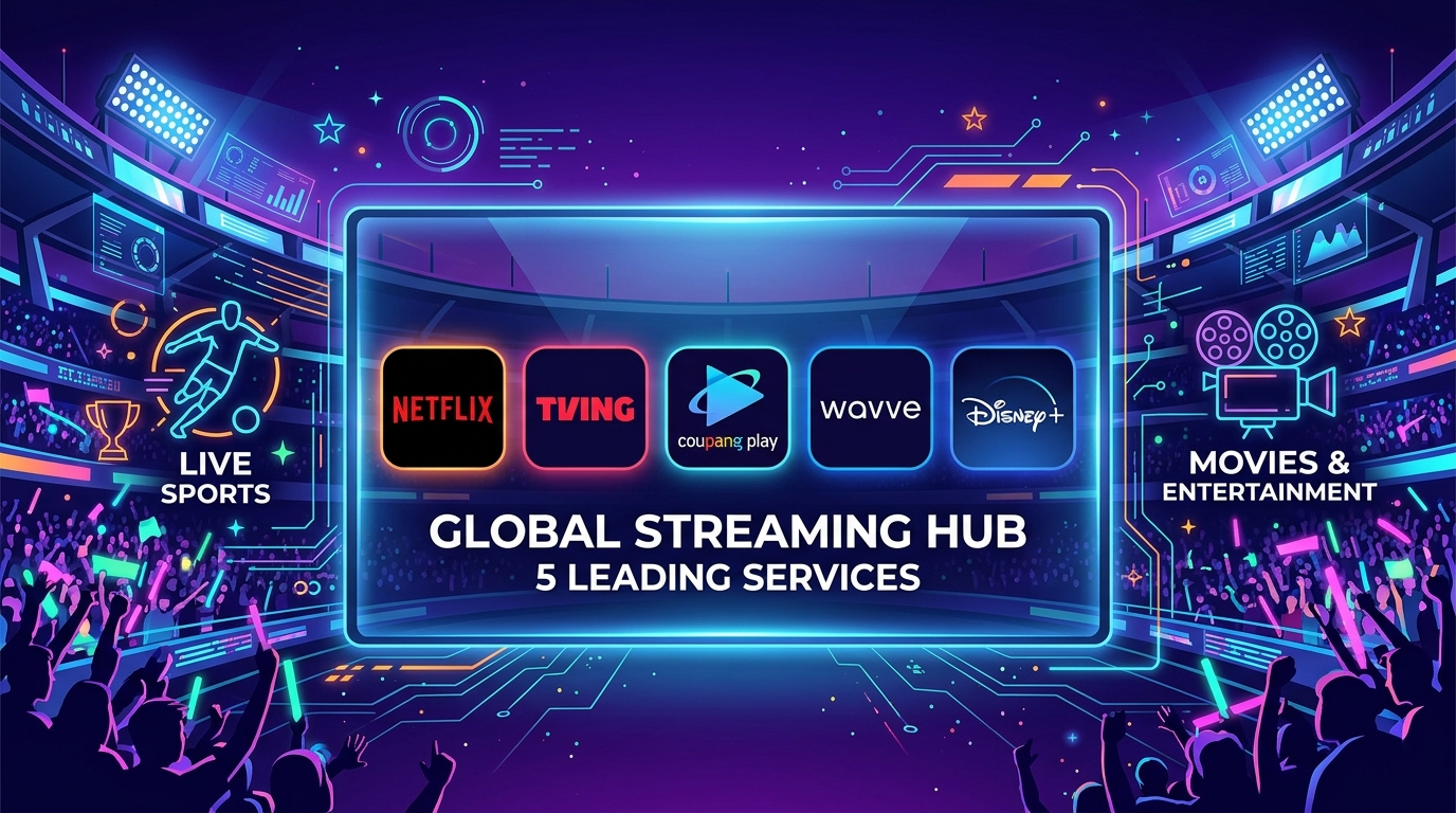 OTT Streaming-Dienst Vergleich 2026: Netflix, TVING, Coupang Play, Wavve, Disney+