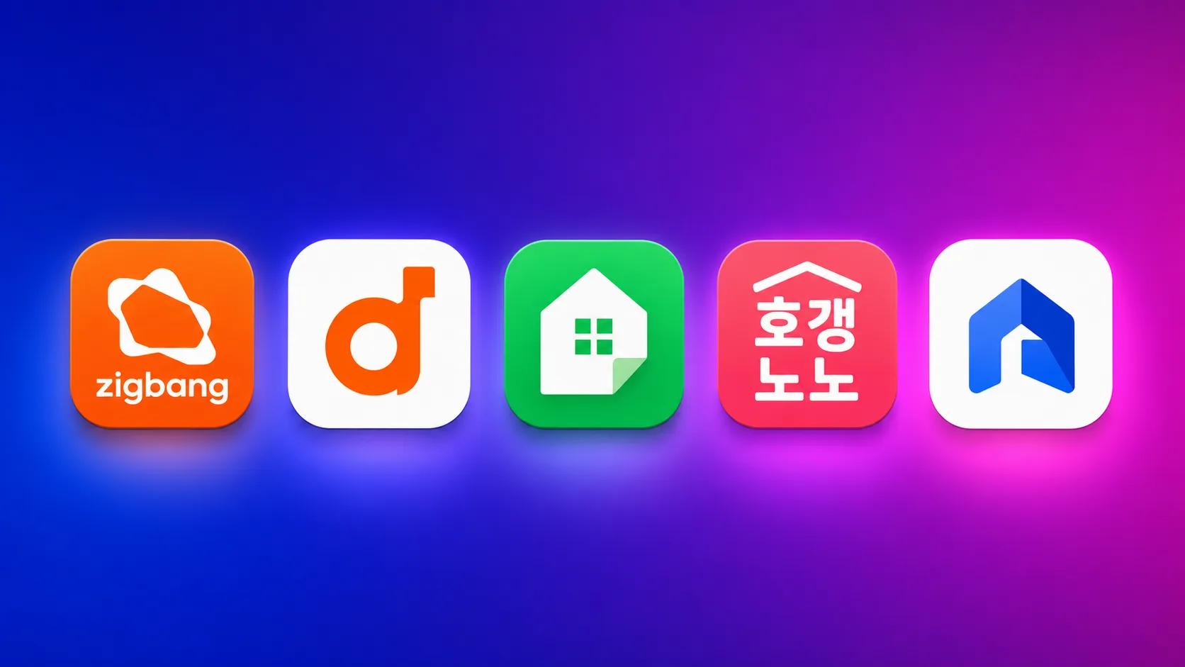 Comparación de apps inmobiliarias 2026: Zigbang, Dabang, Naver Pay Inmobiliaria, Hogangnono y Asil