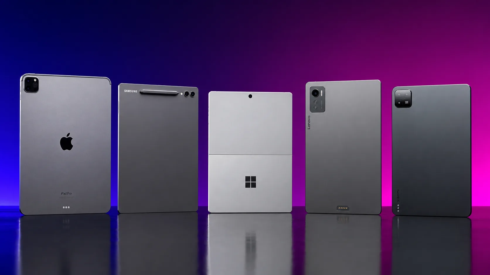 Tablet-Vergleich 2026: iPad Pro, Galaxy Tab S11, Surface Pro, Lenovo Tab und Xiaomi Pad im direkten Vergleich