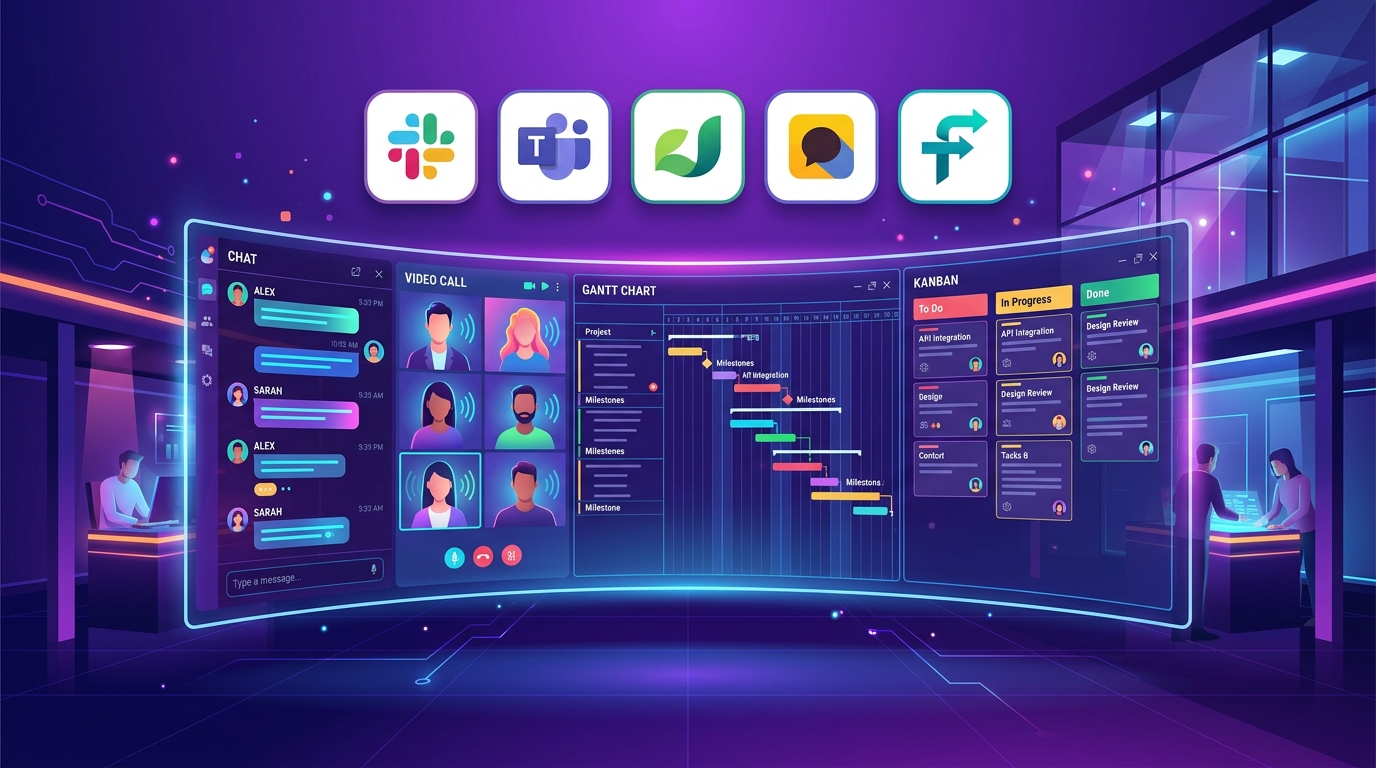 Vergleich der besten Team-Kollaborations-Tools 2026: Slack, Teams, JANDI, Kakao Work, Flow